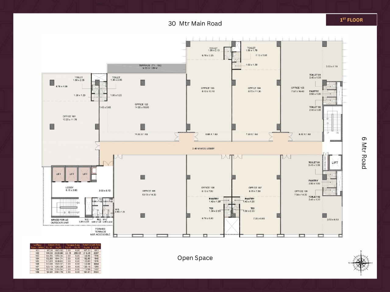 3 BHK Plan